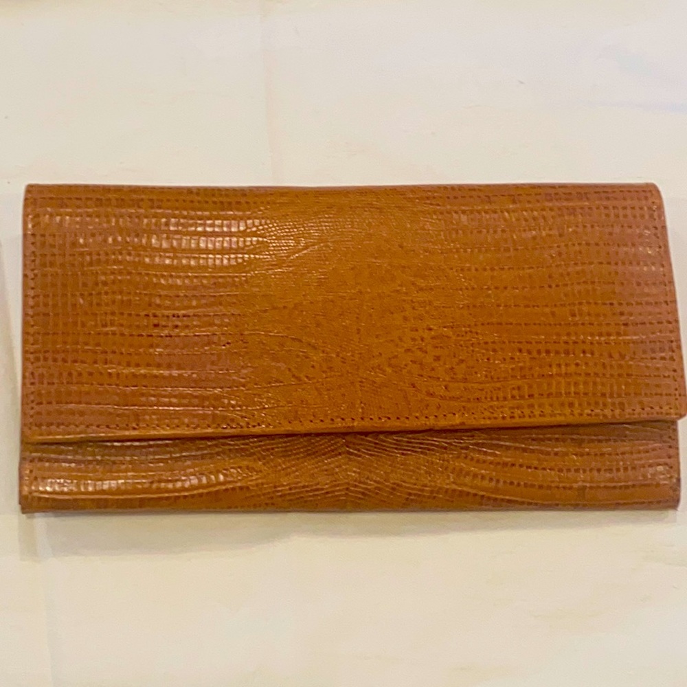 Michael Rome leather wallet sunglasses pouch
